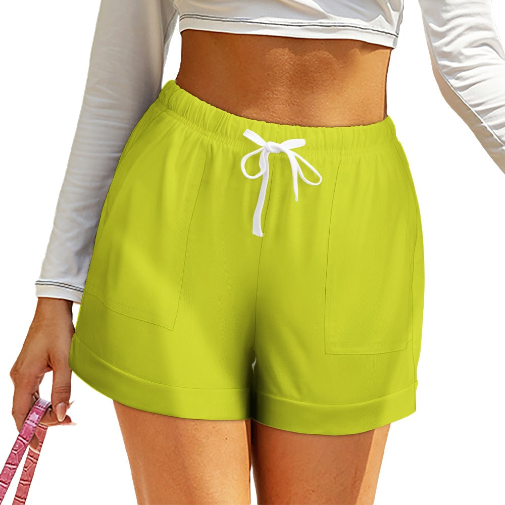 BGZ High Waist Loose Elastic Shorts