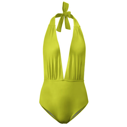 Balearic Halter One Piece Bikini Swimsuit