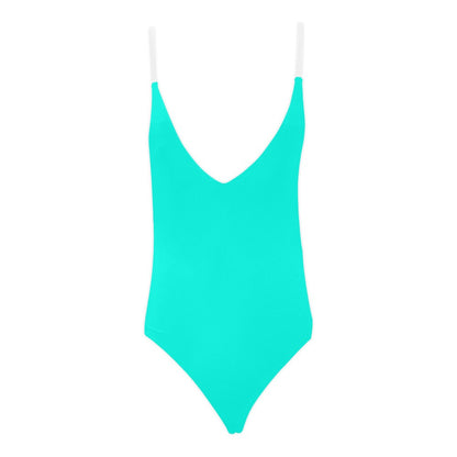 Corsega Lacing Backless One-Piece Swimsuit