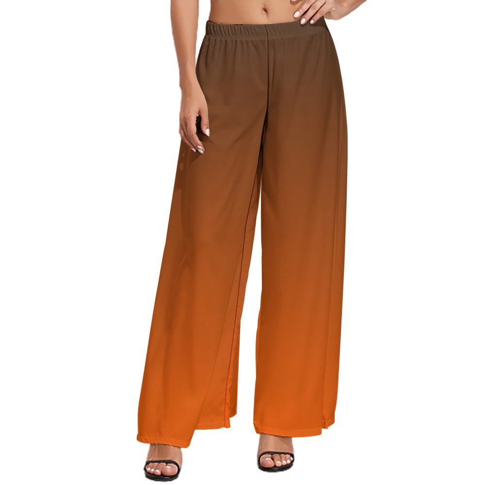 Women's Wide Leg Pants Degradee