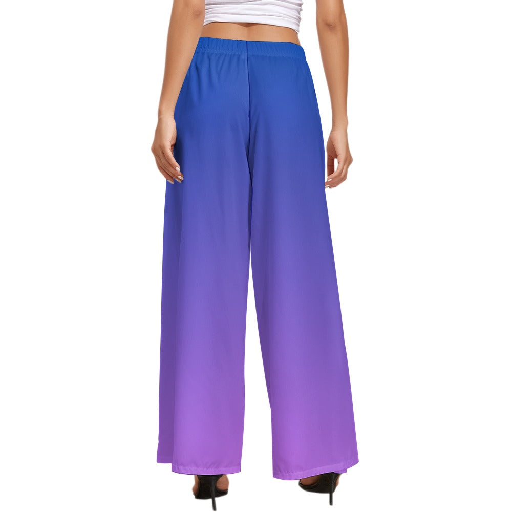 Women's Wide Leg Pants Degradee