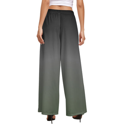 Women's Wide Leg Pants Degradee