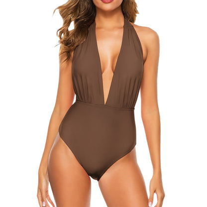 Balearic Halter One Piece Bikini Swimsuit