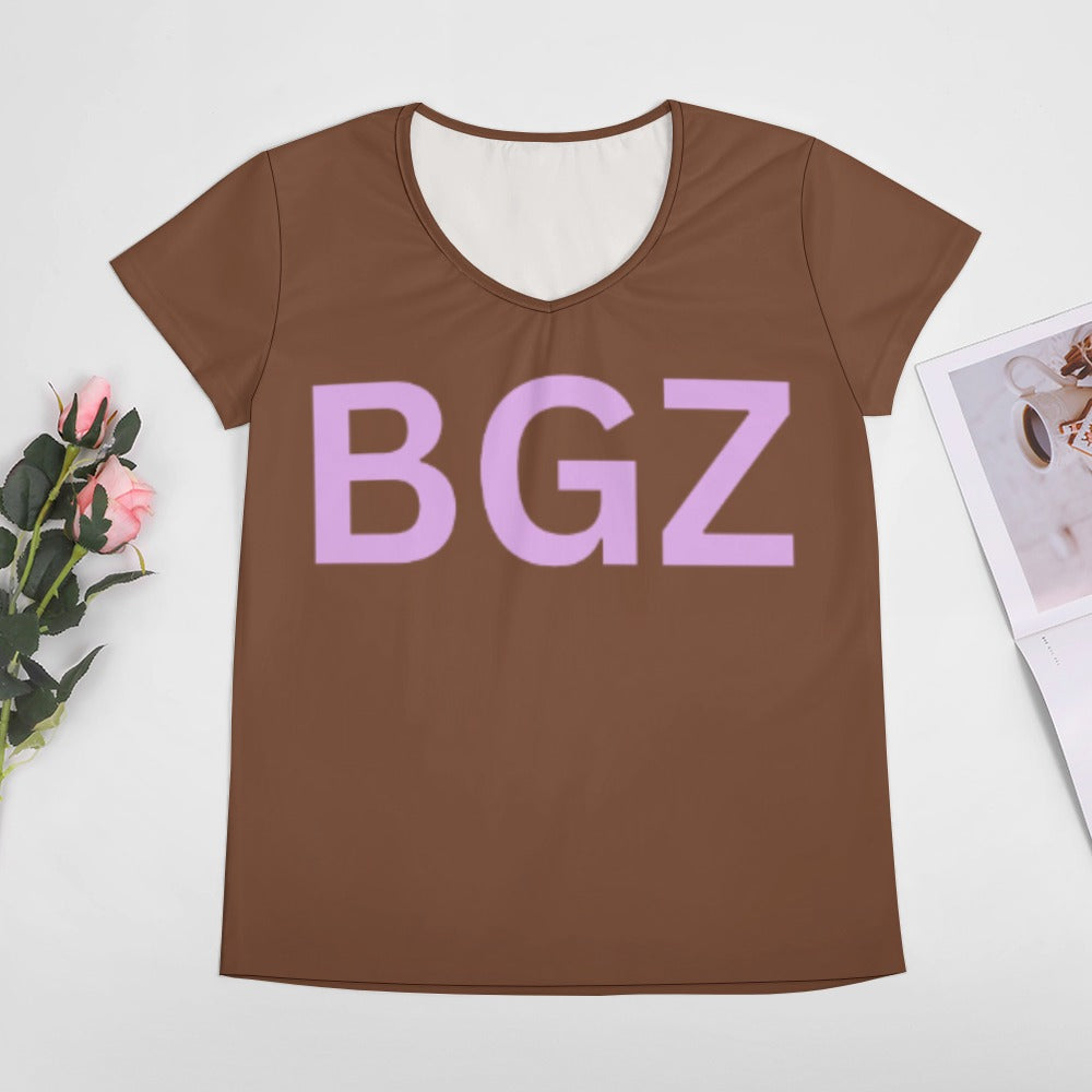 BGZ V-neck T-shirt