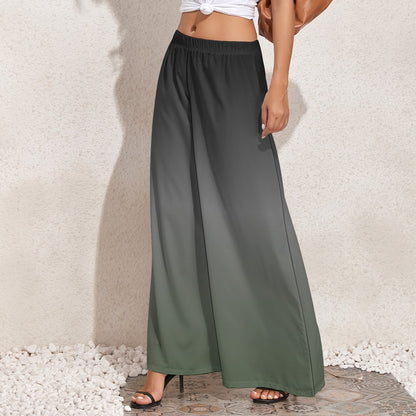 Women's Wide Leg Pants Degradee