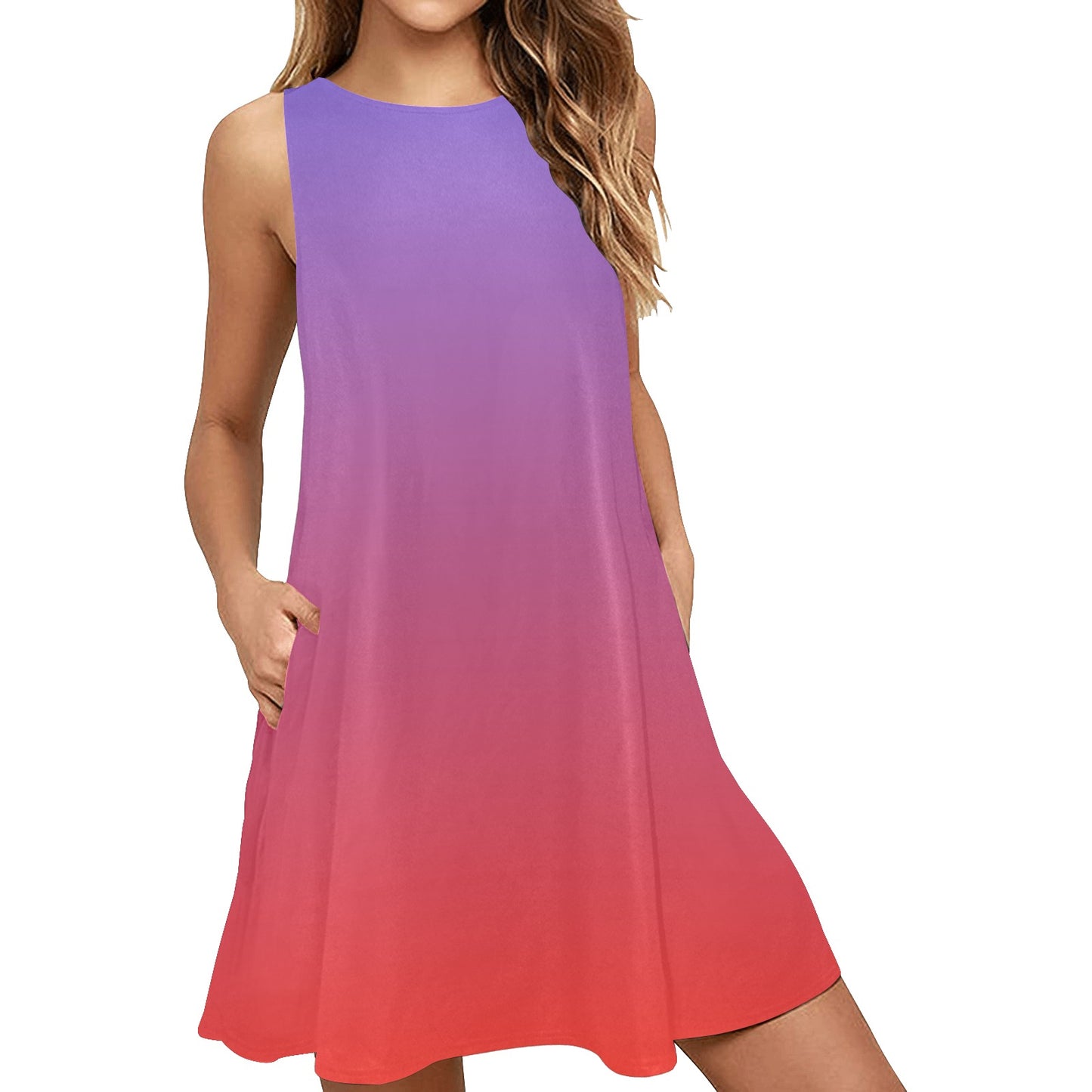 INFINITY Sleeveless Pocket Dress