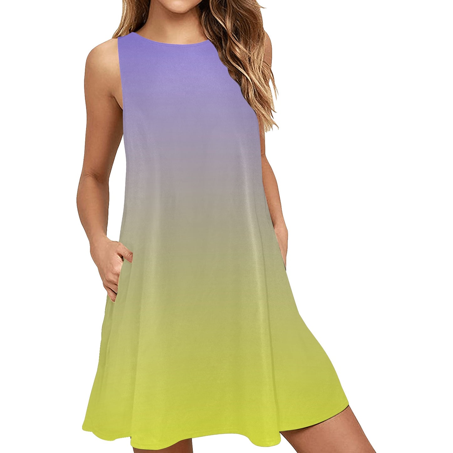 INFINITY Sleeveless Pocket Dress